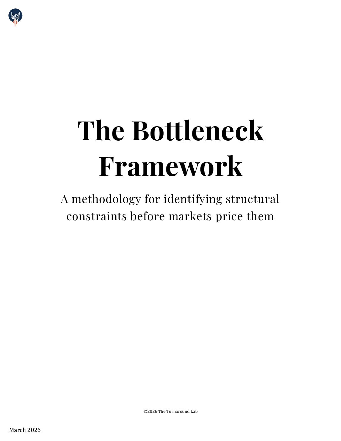 The Bottleneck Framework